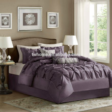 Madison Park Laurel edredão capa de edredão Pieced conjunto de cama roxo